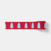 Weihnachtsbaum Dunkelrot Satinband (Vorderseite)