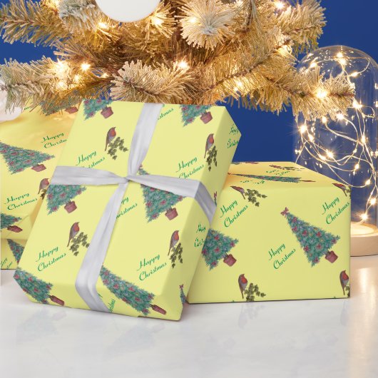 Weihnachtsbaum-Efeu der Saison Geschenkpapier (Feiertage)