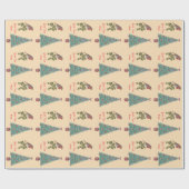 Weihnachtsbaum-Efeu der Saison Geschenkpapier (Flach)