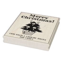 Weihnachtsbaum - Eigene Weihnachtskarten drucken Gummistempel