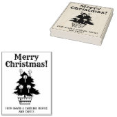 Weihnachtsbaum - Eigene Weihnachtskarten drucken Gummistempel (Stempel)