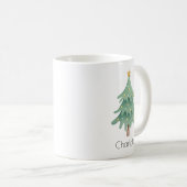Weihnachtsbaum Einfach festlich Kaffeetasse (VorderseiteRechts)
