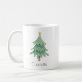 Weihnachtsbaum Einfach festlich Kaffeetasse (Links)