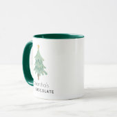 Weihnachtsbaum Einfach, modern und individuell Tasse (Vorderseite Links)
