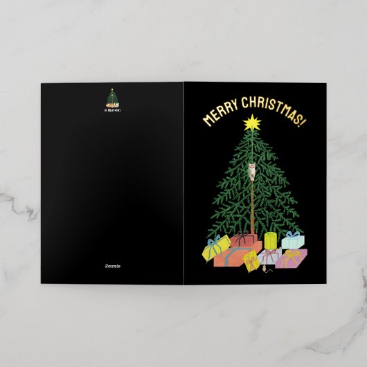 Weihnachtsbaum eingeklappt (Äußere Ablage)