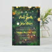 Weihnachtsbaum Einladung (Stehend Vorderseite)