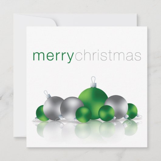 Weihnachtsbaum Einladung (Vorderseite)