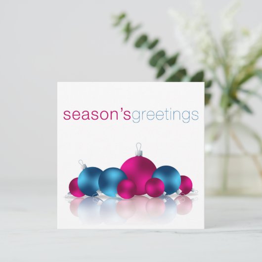 Weihnachtsbaum Einladung (Stehend Vorderseite)