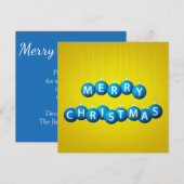 Weihnachtsbaum Einladung (Vorne/Hinten)