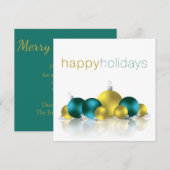 Weihnachtsbaum Einladung (Vorne/Hinten)