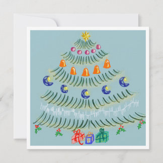 Weihnachtsbaum Einladung
