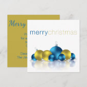 Weihnachtsbaum Einladung (Vorne/Hinten)