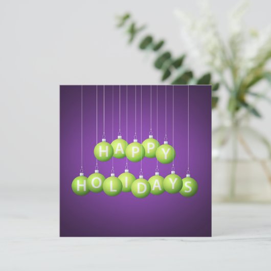 Weihnachtsbaum Einladung (Stehend Vorderseite)