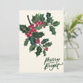 Weihnachtsbaum Einladung (Stehend Vorderseite)