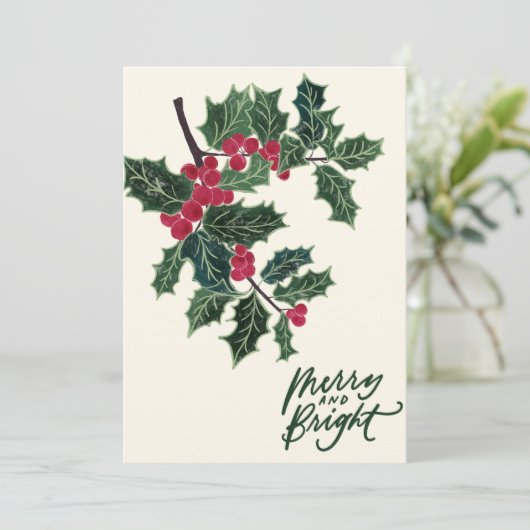 Weihnachtsbaum Einladung (Stehend Vorderseite)