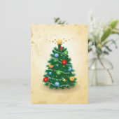 Weihnachtsbaum, Einladung (Stehend Vorderseite)