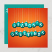 Weihnachtsbaum Einladung (Vorne/Hinten)