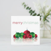 Weihnachtsbaum Einladung (Stehend Vorderseite)