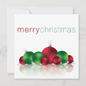 Weihnachtsbaum Einladung (Vorderseite)