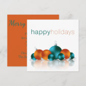 Weihnachtsbaum Einladung (Vorne/Hinten)