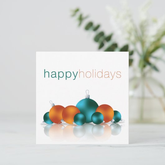 Weihnachtsbaum Einladung (Stehend Vorderseite)