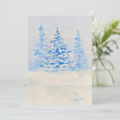 Weihnachtsbaum-Einladung Einladung (Stehend Vorderseite)