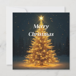 Weihnachtsbaum-Einladung Einladung