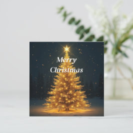 Weihnachtsbaum-Einladung Einladung