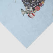 Weihnachtsbaum Eisdrache mit Babys Seidenpapier (Ausschnitt)