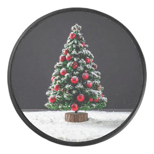 Weihnachtsbaum Eishockey Puck (Vorderseite)