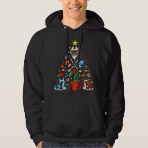 Weihnachtsbaum Eishockey Weihnachtsbaum Weihnachts Hoodie