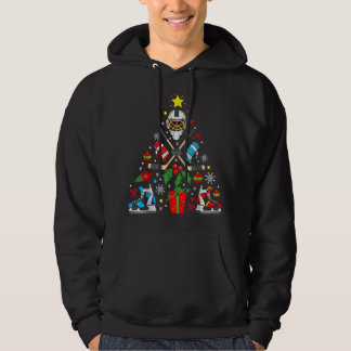 Weihnachtsbaum Eishockey Weihnachtsbaum Weihnachts Hoodie