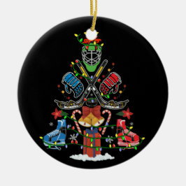 Weihnachtsbaum Eishockey Weihnachtsbaum Weihnachts Keramik Ornament