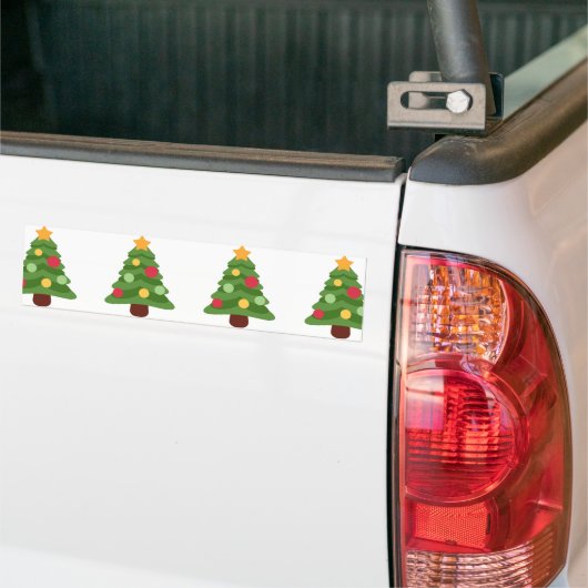 Weihnachtsbaum Emojis Autoaufkleber (Auf Lkw)