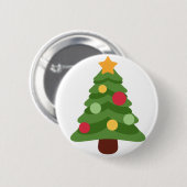 Weihnachtsbaum Emojis Button (Vorne & Hinten)