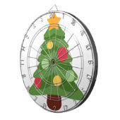 Weihnachtsbaum Emojis Dartscheibe (Vorderseite rechts)