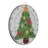 Weihnachtsbaum Emojis Dartscheibe (Vorderseite Links)