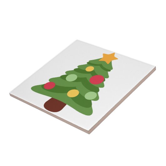 Weihnachtsbaum Emojis Fliese (Seite)