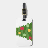 Weihnachtsbaum Emojis Gepäckanhänger (Vorderseite vertikal)