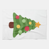 Weihnachtsbaum Emojis Handtuch (Horizontal)