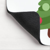 Weihnachtsbaum Emojis Mousepad (Ecke)