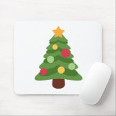 Weihnachtsbaum Emojis Mousepad (Mit Mouse)