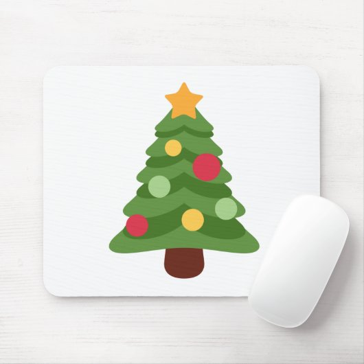 Weihnachtsbaum Emojis Mousepad (Mit Mouse)