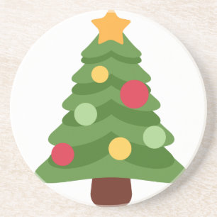 Weihnachtsbaum Emojis Untersetzer