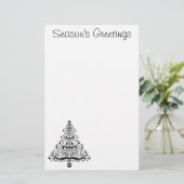 Weihnachtsbaum Entdeckungsreise zur Viktorianische Briefpapier (Stehend Vorderseite)