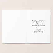 Weihnachtsbaum Entdeckungsreise zur Viktorianische Folienkarte (Innenseite)