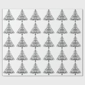 Weihnachtsbaum Entdeckungsreise zur Viktorianische Geschenkpapier (Flach)