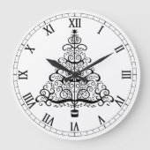 Weihnachtsbaum Entdeckungsreise zur Viktorianische Große Wanduhr (Vorderseite)