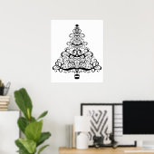 Weihnachtsbaum Entdeckungsreise zur Viktorianische Poster (Heimbüro)
