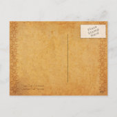 Weihnachtsbaum-Erinnerungen Feiertagspostkarte (Rückseite)